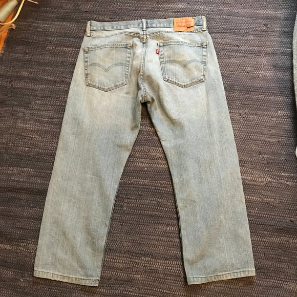 Levi’s Red Tab 505, Distressed, Faded, Light Denim 36W (Short inseam) - Picture 9 of 15